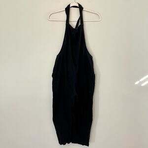Zanzea Collective Size M Dark Gray 100% Cotton Jumpsuit Cropped